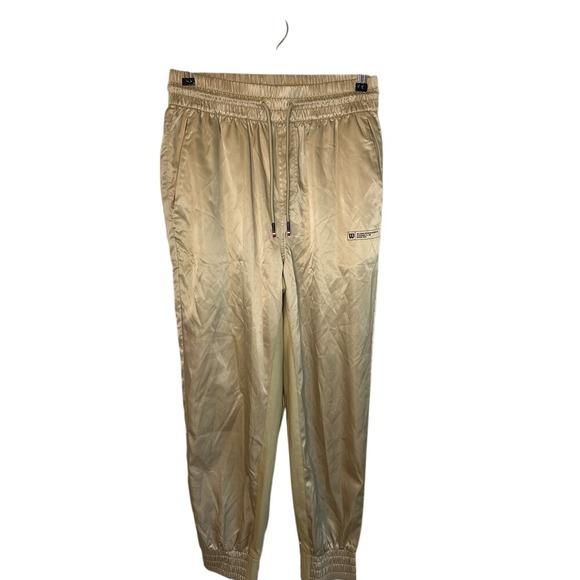 Wilson Other - Wilson Sporting Goods Gold Satin Jogger Track Pants Elastic Waist Medium